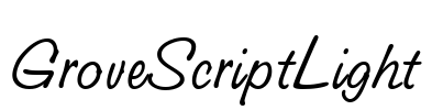 GroveScriptLight