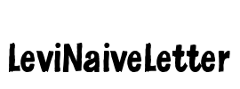LeviNaiveLetter Font Image