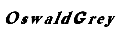 OswaldGrey Font Image