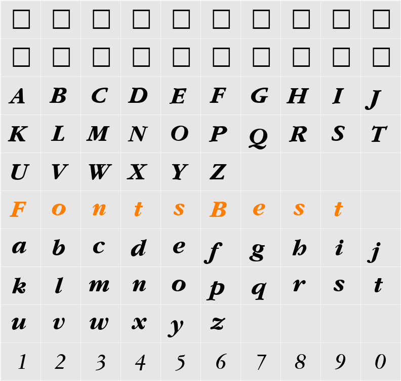 Garnet Character Map
