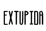 Extupida Font Image