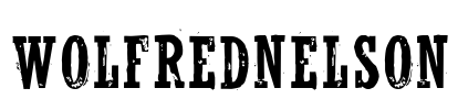 WolfredNelson Font Image