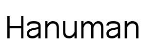 Hanuman Font Image