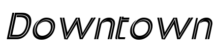 Downtown Font Image