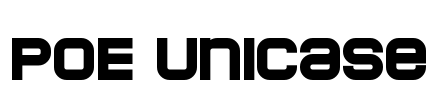 POE Unicase Font Image