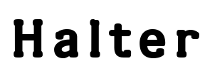 Halter Font Image