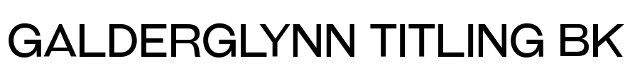 Galderglynn Titling Bk