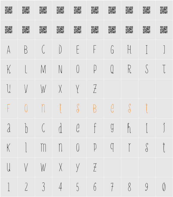 PrinceCharming Character Map