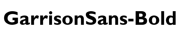 GarrisonSans-Bold