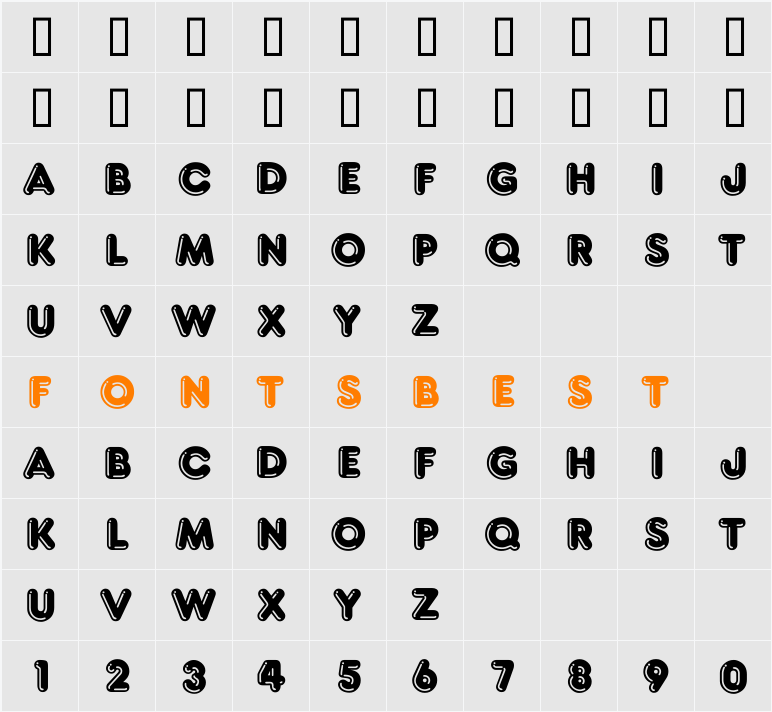 FrankC Character Map