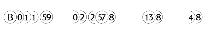 BulletNumbers Sans Pos