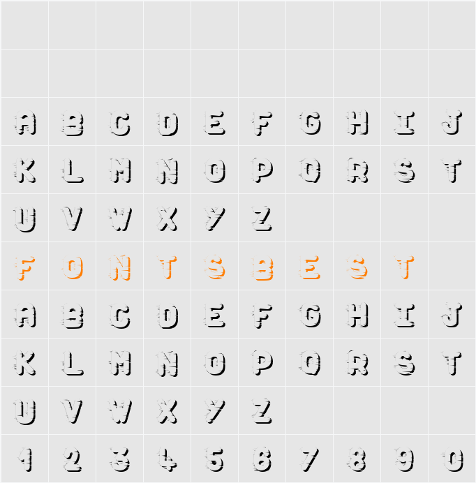 Dust Scratches Character Map