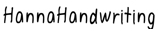 HannaHandwriting