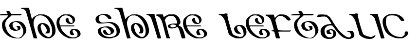 The Shire Leftalic Font Image