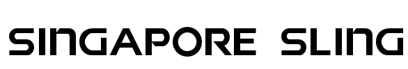 Singapore Sling Font Image