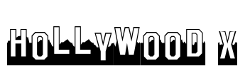 Hollywood X Font Image