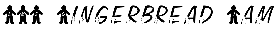 LMS Gingerbread Jam Font Image