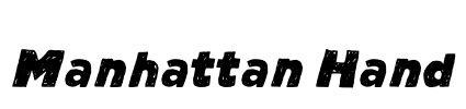 Manhattan Hand Font Image