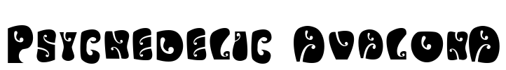 Psychedelic AvalonA Font Image