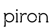 piron Font Image
