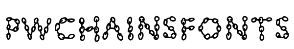 PWChainsfonts Font Image