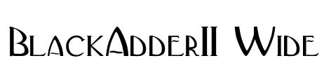 BlackAdderII Wide Font Image