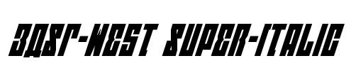 EAST-west Super-Italic