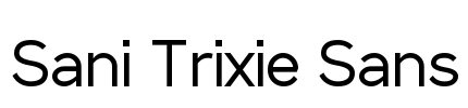 Sani Trixie Sans Font Image