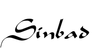 Sinbad Font Image