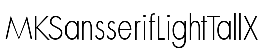 MKSansserifLightTallX