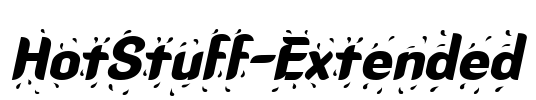 HotStuff-Extended Font Image
