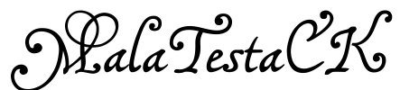 MalaTestaCK Font Image