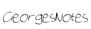 GeorgesNotes