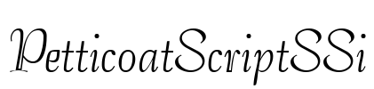 PetticoatScriptSSi