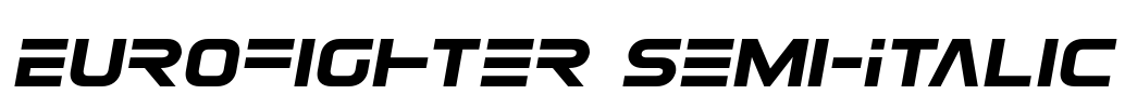 Eurofighter Semi-Italic