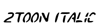 2Toon Italic
