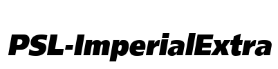 PSL-ImperialExtra Font Image