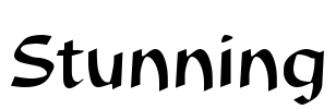 Stunning Font Image