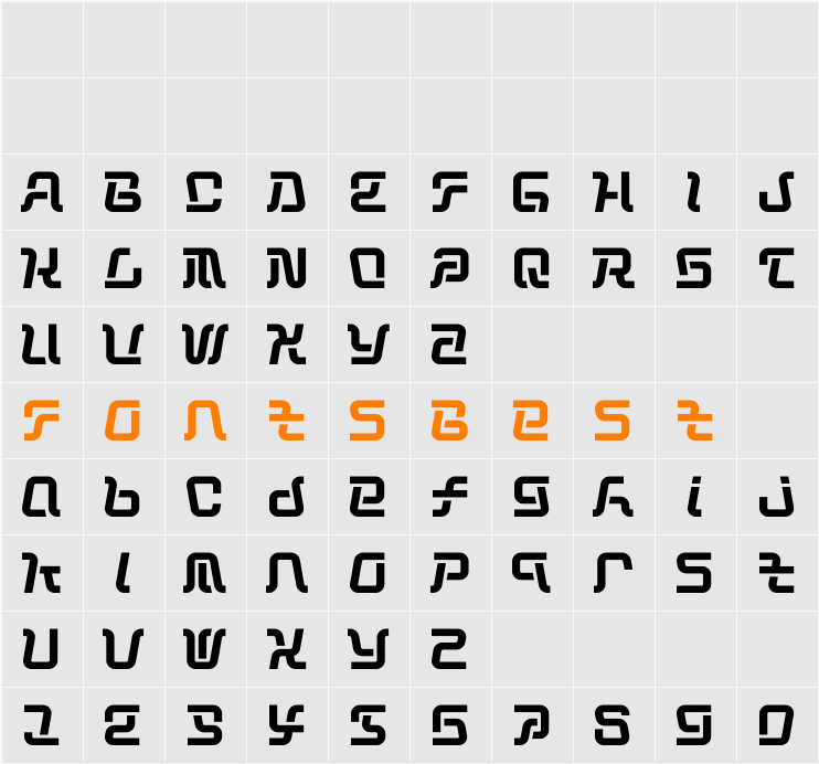 OPERATION Character Map
