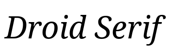 Droid Serif