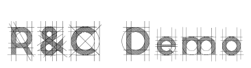 R&C Demo Font Image