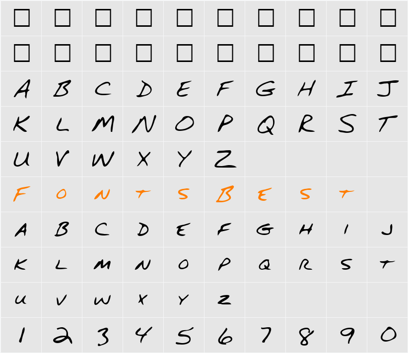 Gary Character Map