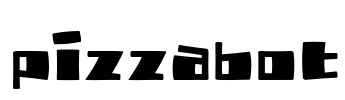 PizzaBot Font Image