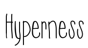 Hyperness Font Image