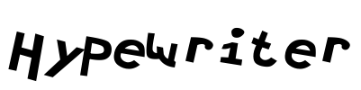 Hypewriter Font Image