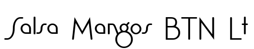 Salsa Mangos BTN Lt Font Image