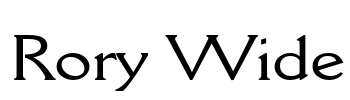 Rory Wide Font Image