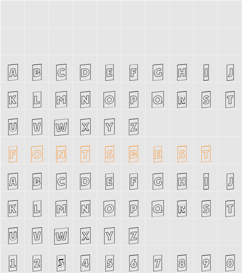 a_PlakatCmOtlUp Character Map