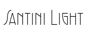 Santini Light Font Image