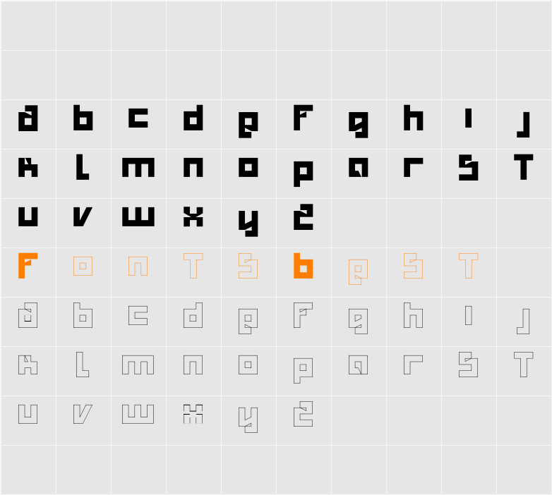 Salty Character Map